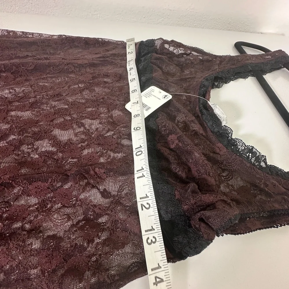 Free People Just Looking Midi Slip in Chicory Coffee Combo size Medium NWT - Picture 9 of 9